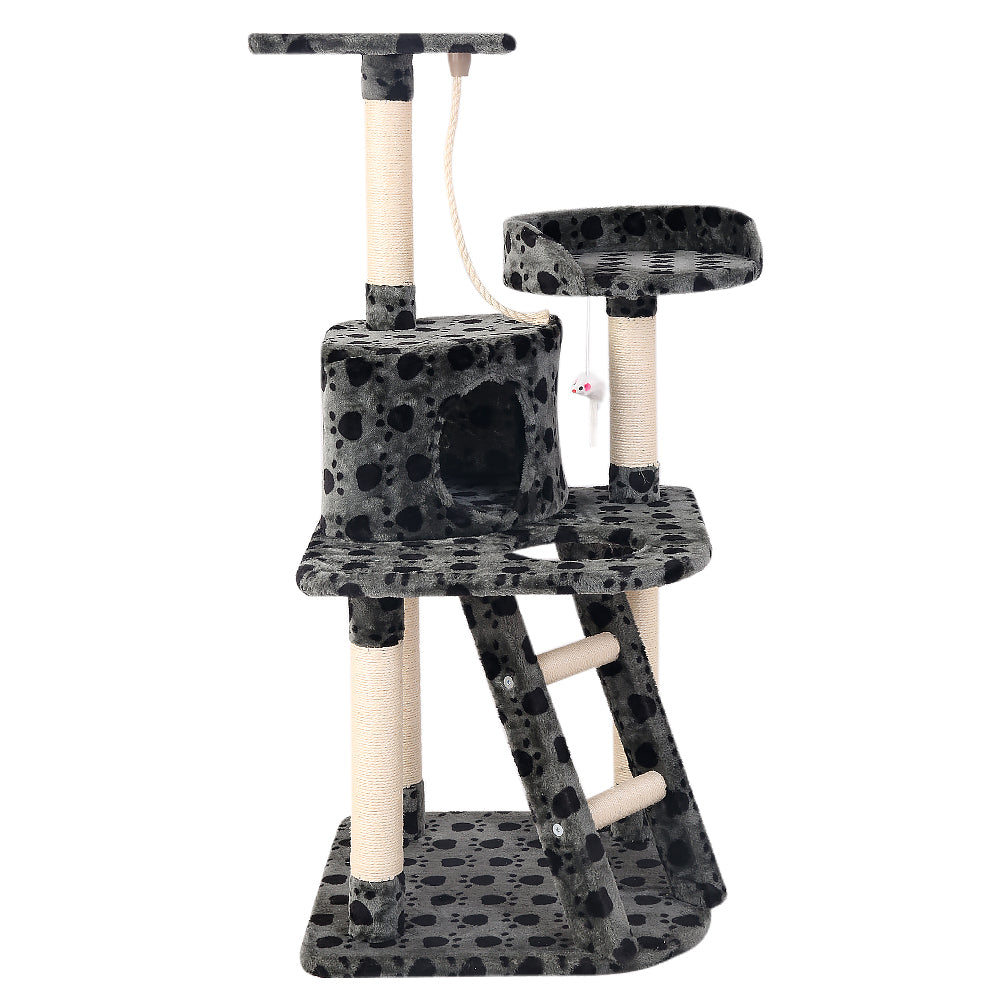 Cat Tree 120cm Trees Scratching Post Scratcher Tower Condo House Furni