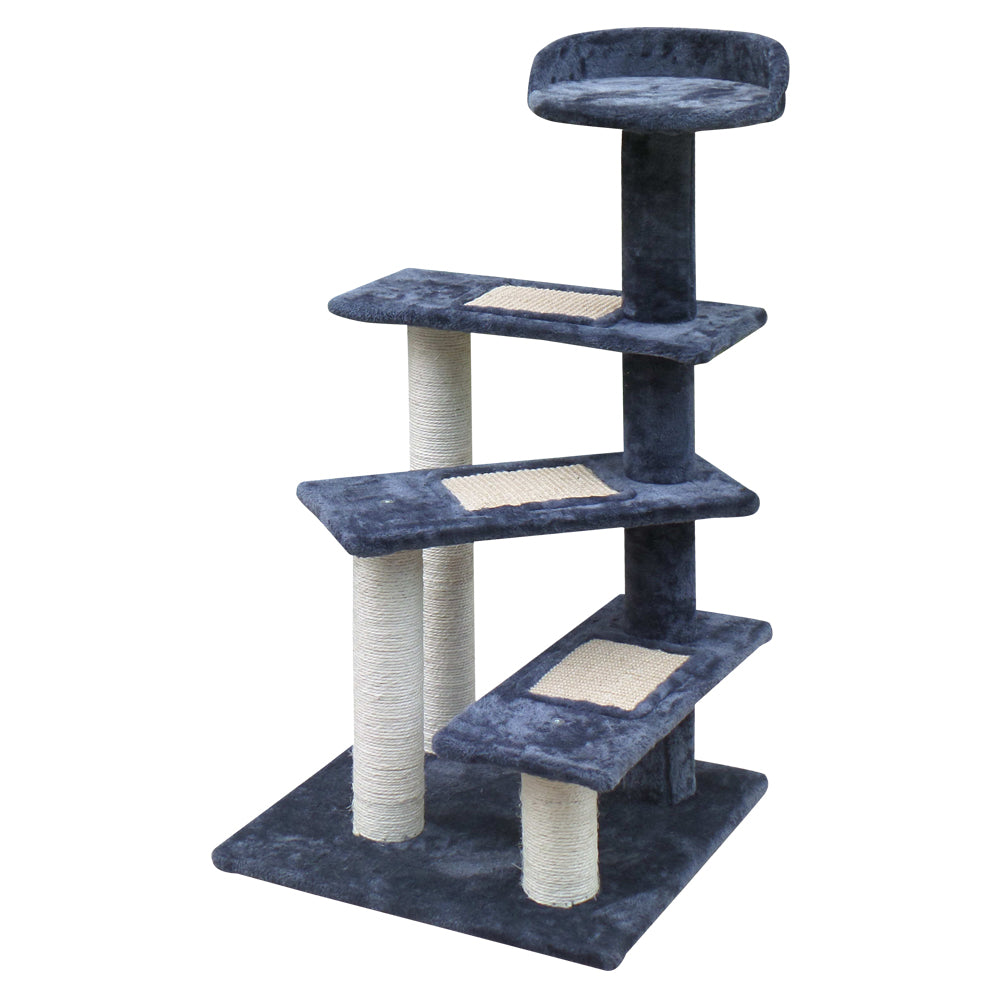 Cat Tree 100cm Trees Scratching Post Scratcher Tower Condo House Furni