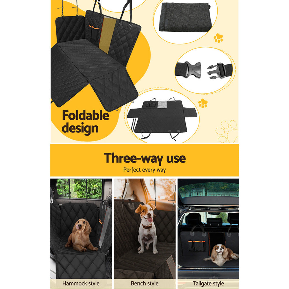 132cm X 140cm - Pet Car Seat Cover Dog Protector Hammock Back Waterproof Belt Non Slip Mat