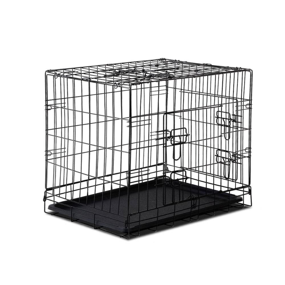 Dog Cage 24inch Pet Cage - Black