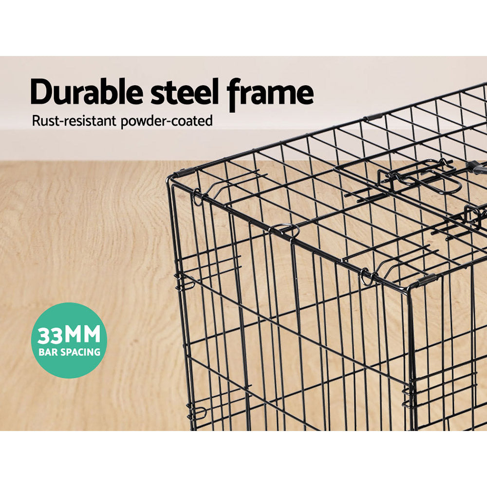 Dog Cage 24inch Pet Cage - Black