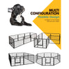 Pet Cage Dog Playpen Pet Playpen 8 Panel Puppy Exercise Cage Enclosure Fence 80x60cm