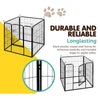 Pet Cage Playpen Dog Playpen 8 Panel Exercise Cage Enclosure Fence 80x80cm