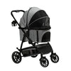 Pet Stroller Pram Large Dog Cat Carrier Travel Pushchair Foldable 4 Wh