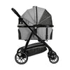 Pet Stroller Pram Large Dog Cat Carrier Travel Pushchair Foldable 4 Wh