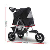 Pet Stroller Dog Carrier Foldable Pram Large Black