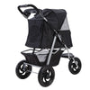 Pet Stroller Dog Carrier Foldable Pram Large Black