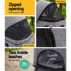 Pet Stroller Dog Carrier Foldable Pram 3 IN 1 Middle Size Grey