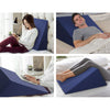 Giselle Bedding Foam Wedge Back Support Pillow - Blue