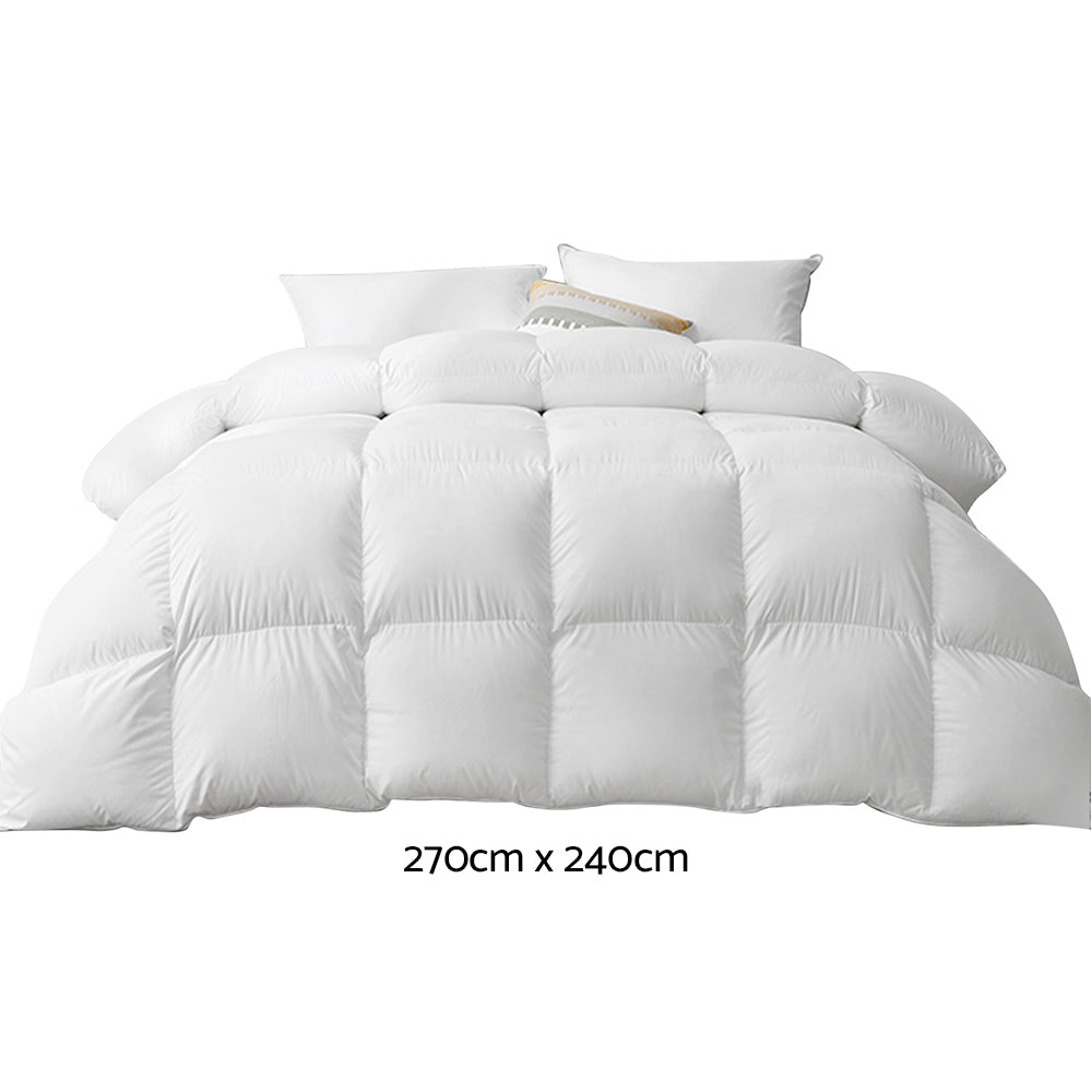 Goose Down Feather Quilt 700GSM - Super King