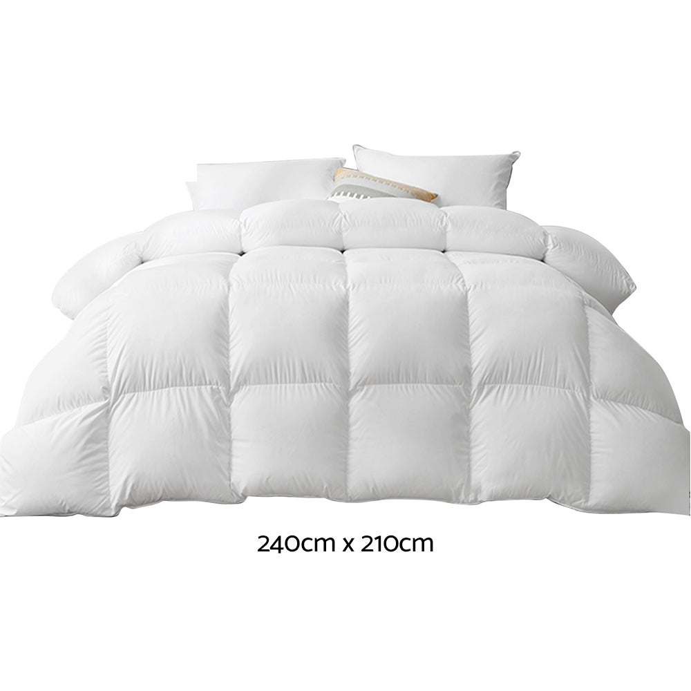 Goose Down Feather Quilt 500GSM - King