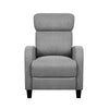 Artiss Fabric Reclining Armchair - Grey