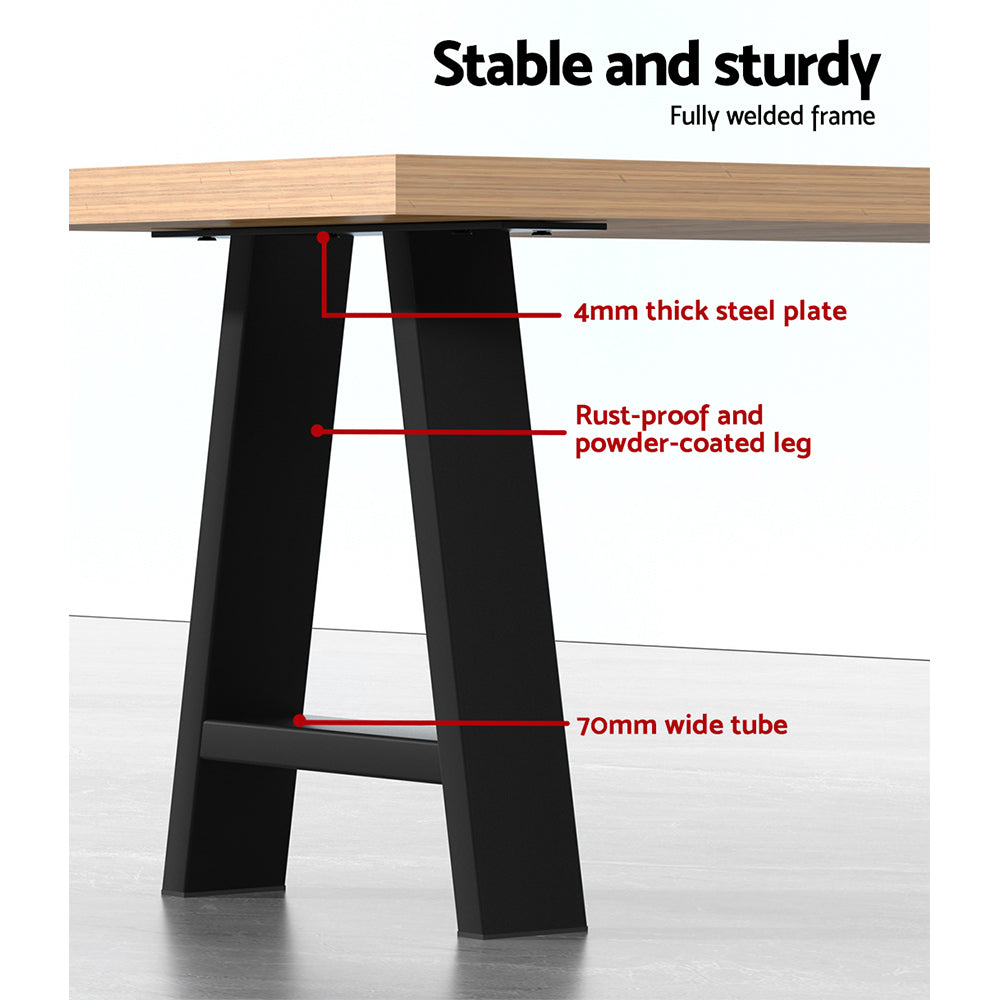 Artiss Set of 2 Table Legs Coffee Dining Table Legs DIY Metal Leg 40X30cm