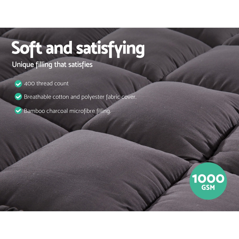 Mattress Topper Pillowtop 1000 GSM - Double