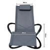 Zero Gravity Portable Foldable Rocking Chair Recliner Lounge - Grey