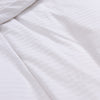 Royal Comfort Kensington 1200 Thread Count 100% Cotton Stripe Quilt Cover Set - Super King - White