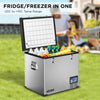 Kolner 95l Portable Fridge Chest Freezer With Lcd Panel - Rv Vehicle Camping Refrigerator