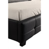 Double PU Leather Deluxe Bed Frame Black