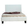 King Single PU Leather Bed Frame White