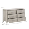 White 6 Chest of Drawers Bedroom Cabinet Storage Tallboy Dresser