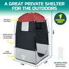 Change Room 1.9m x 1.1m Outdoor Portable Tent Spacious Zippered Door