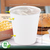 Party Central 900PCE White Paper Cups Disposable Leak Resistant 200ml