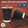 Party Central 480PCE Disposable Coffee Cups Microwave Safe 230ml