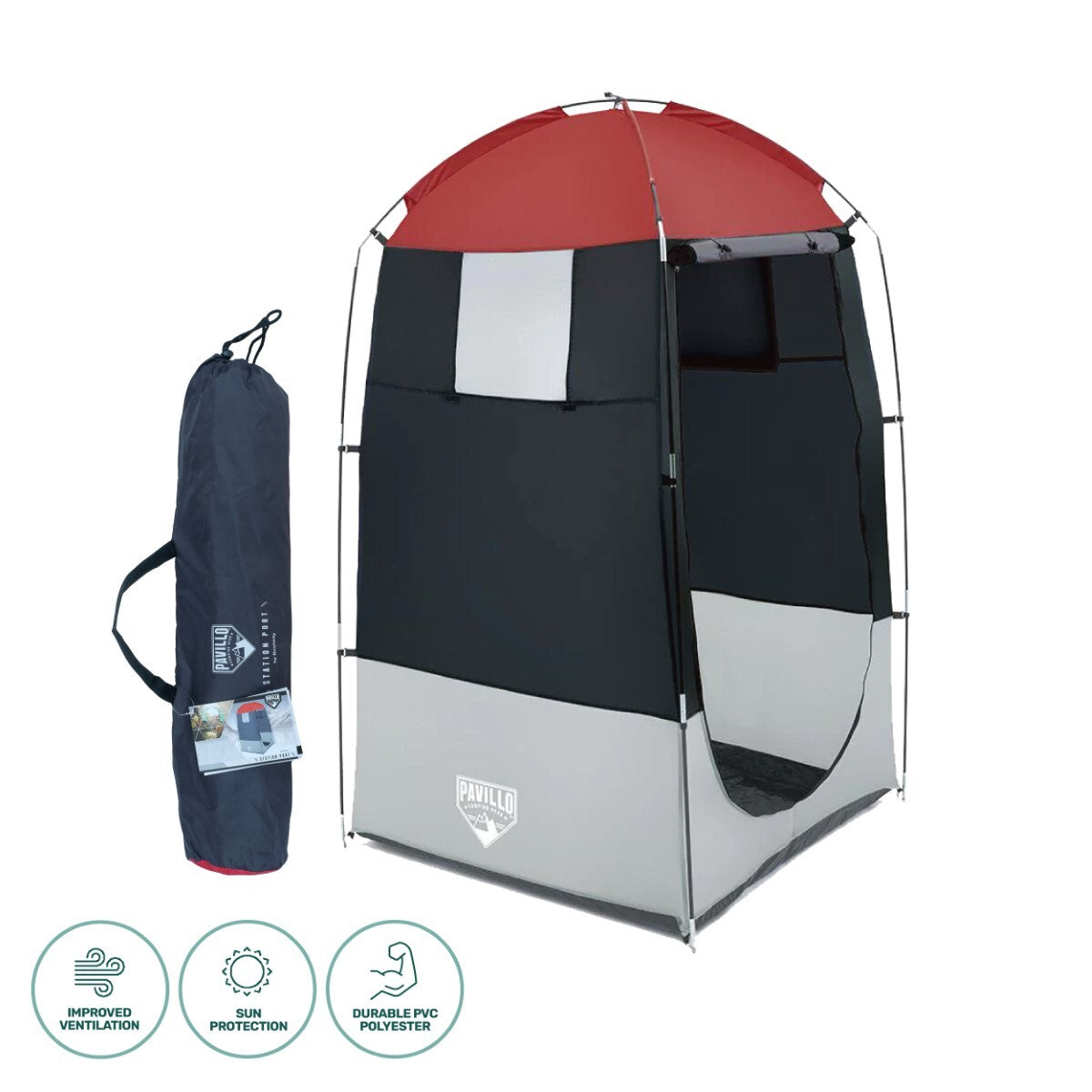 Change Room 1.9m x 1.1m Outdoor Portable Tent Spacious Zippered Door